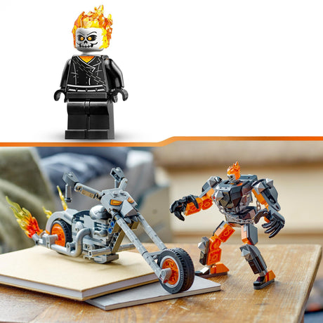 Lego Marvel - Jouet de construction de moto Mech Ghost Rider (76245)