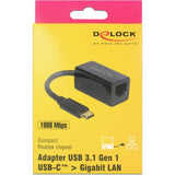 Dellock Superspeed USB-C (USB 3.1 Gen 1) Mâle> Gigabit la