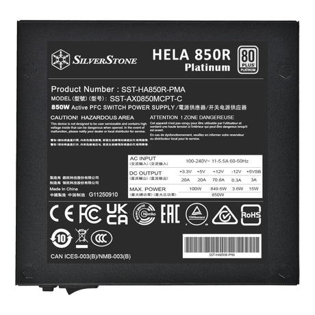 SilverStone HELA 850R Platine