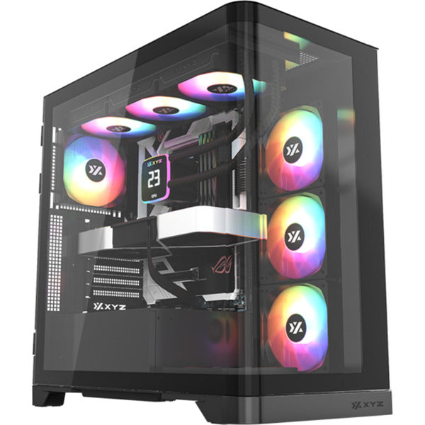 Xyz pc gear aquapulse aio 360 refroidissement par eau (noir, argb, pwm)