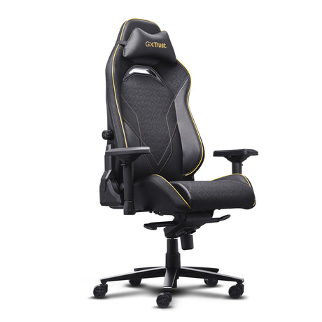 Trust GXT 721 Ruya Pro Premium Chaise de jeu confortable (noir jaune)