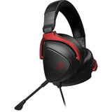Casque de jeu supra-auriculaire Asus rog delta s core (noir rouge, PC, playstation 4, playstation 5, xbox one, xbox series x|s, nintendo switch)