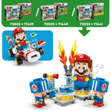 Lego super mario 72035 garage des crapauds mario kart