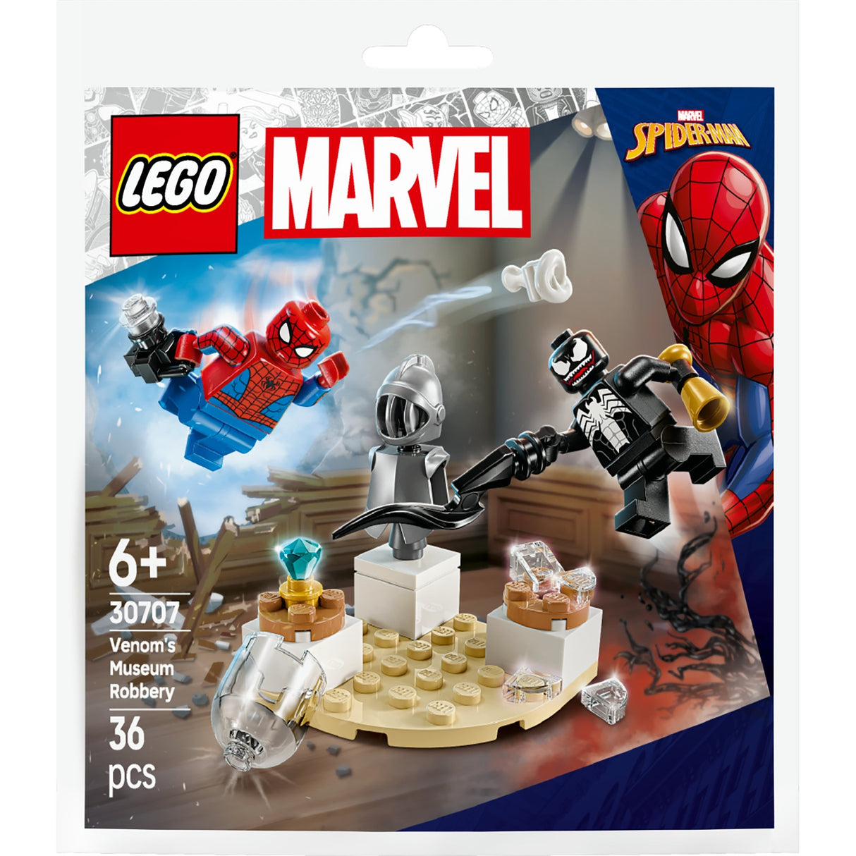 Lego super heros 30707 Le cambriolage du musée des venins