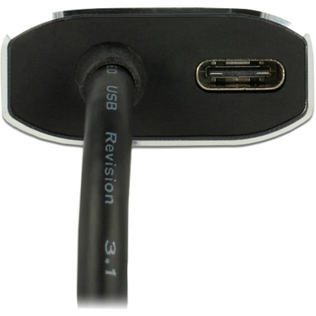 Delock USB-C (mâle) > mini port d'affichage (femelle) avec adaptateur de fonction PD (gris foncé, 0,2 mètre)