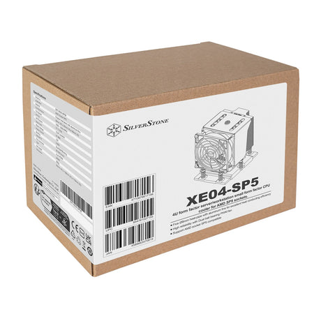 Refroidisseur de processeur Silverstone SST-XE04-SP5B (connecteur de ventilateur PWM à 4 broches)