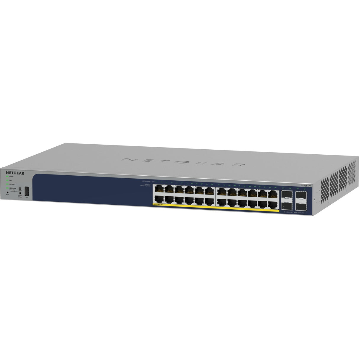 Commutateur Poe+ Gigabit Ethernet 24 ports Netgear avec 4