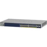 Commutateur Poe+ Gigabit Ethernet 24 ports Netgear avec 4
