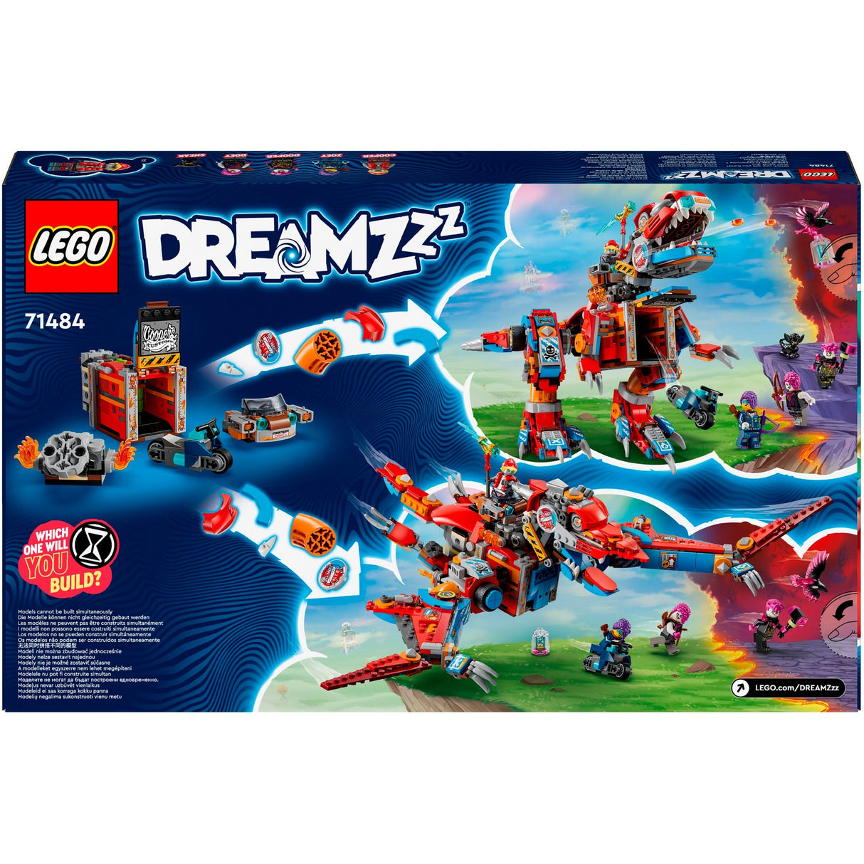 Lego dreamzzz 71484 coopers robot dinosaure c. Rex
