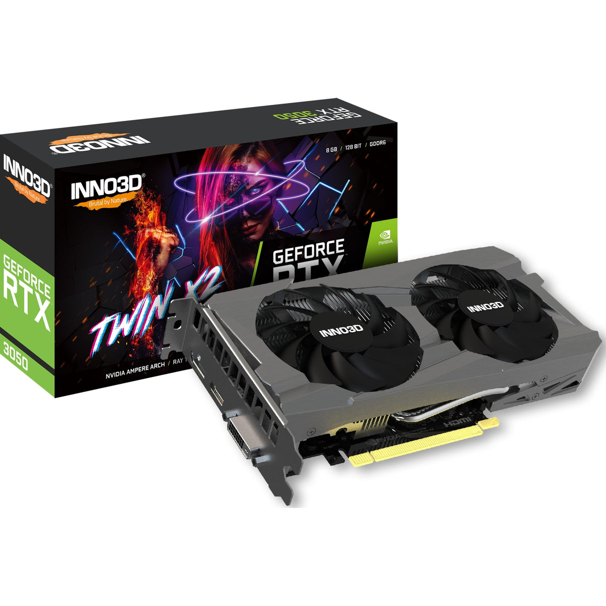 Inno3d inno3d geforce rtx 3050 jumeau x2