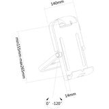 NEOMOUNTS Tablet-UN200 White Tablet Support