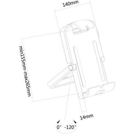 NEOMOUNTS Tablet-UN200 White Tablet Support