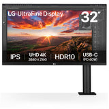 Moniteur LG Ergo IPS avec USB Type-C 31.5 4K UHD (noir, 2x HDMI, 1x Display Port)