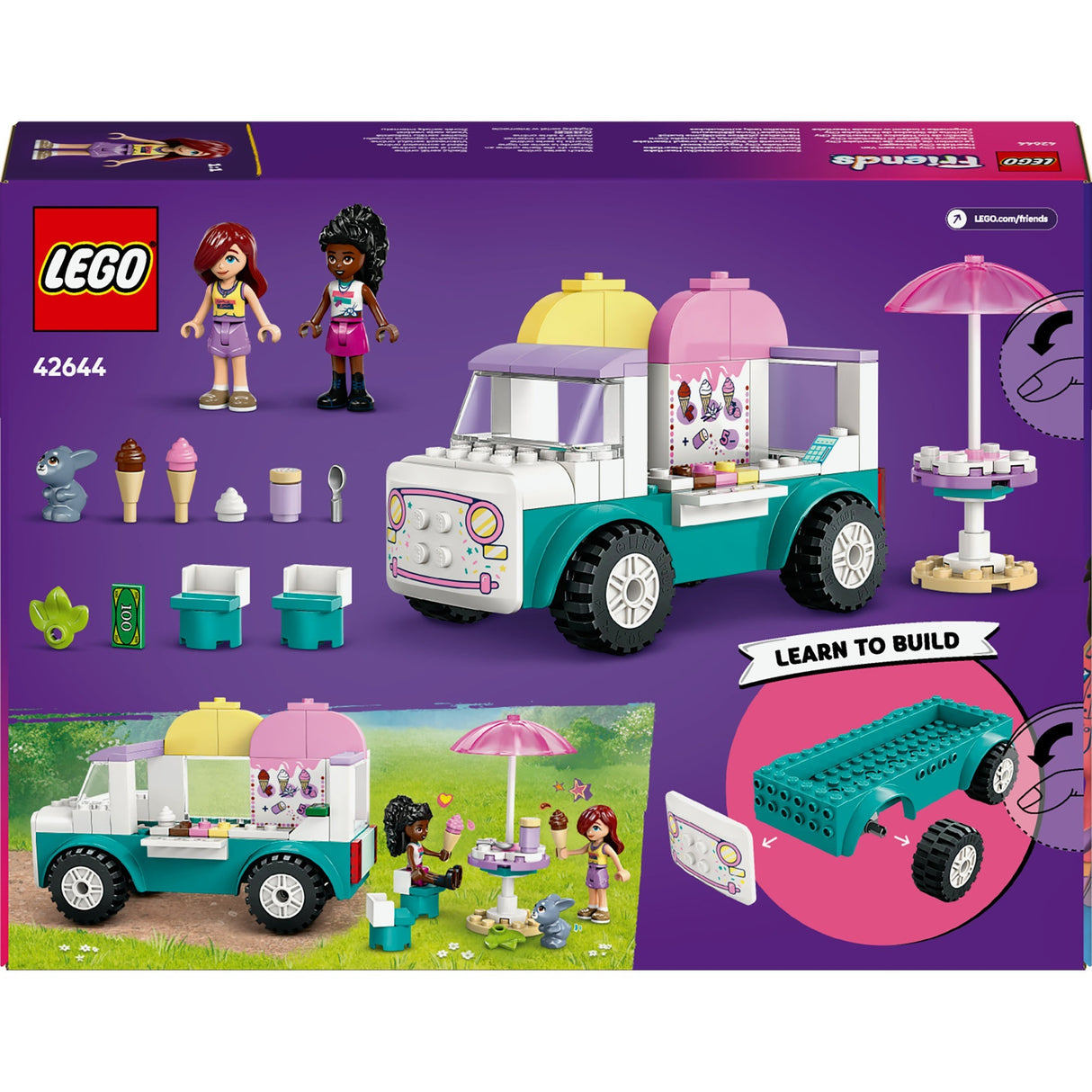 LEGO Friends 42644 Le camion de glaces de Heartlake City