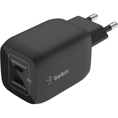 Belkin Boostcharge Pro 2-POORT USB-C GAn Mur Wall avec P