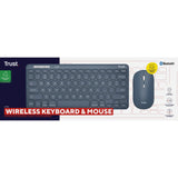 Souris clavier sans fil multi-appareils Trust Lyra