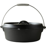 The Windmill Dutch Oven 6 qt sans pieds poêle de cuisson (noir, ø 31,5 cm | 5,9 litres)