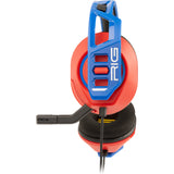 Casque de jeu supra-auriculaire Nacon rig 300 pro hn (rouge bleu, nintendo switch, nintendo switch 2, playstation 5, playstation 4, xbox, windows)