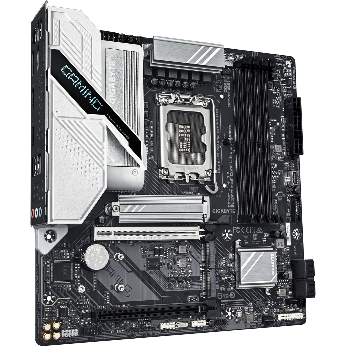 Carte mère Gigabyte z890m gaming x socket 1851 (raid, 2,5 Go lan, son, µatx)