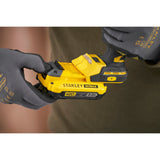 Tournevis à percussion sans balais Stanley fatmax v20 18v (jaune noir, batterie et chargeur non inclus)