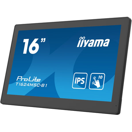 Moniteur à écran tactile Iiyama prolite t1624msc-b1 15,6 (noir, HDMI, 2x USB-A)