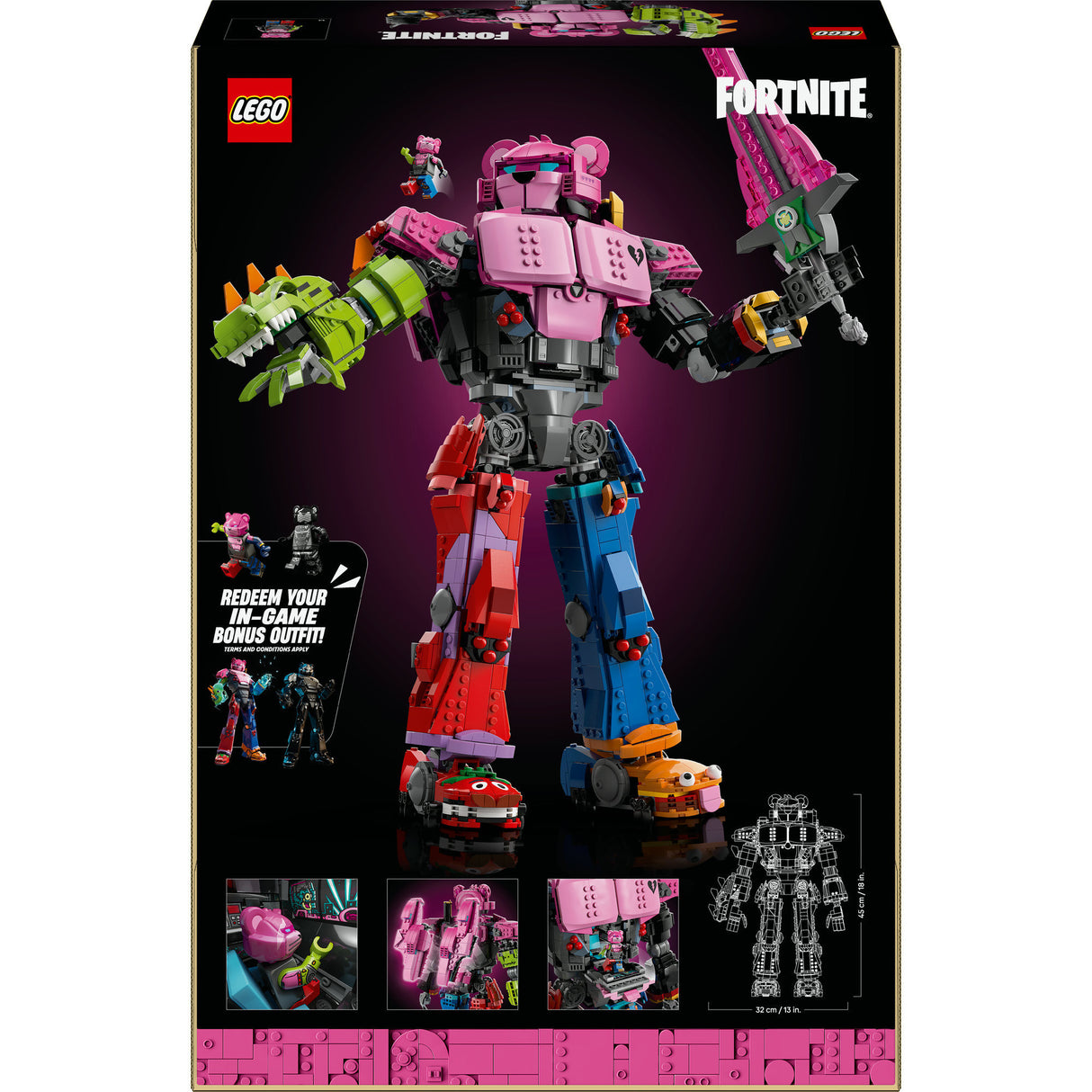 Lego fortnite 77078 chef d'équipe mech