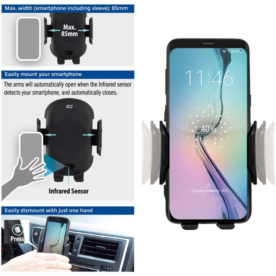 Act support pour smartphone ac9010 noir