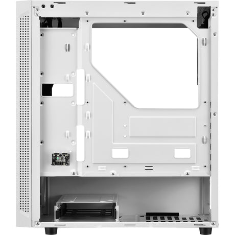 Boîtier tour midi Sharkoon rgb slider (blanc | 3x usb-a | rgb | verre trempé)