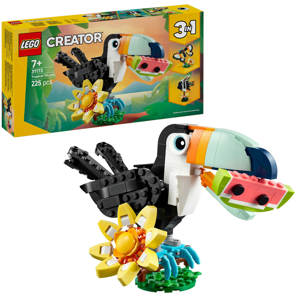 Lego Creator 31173 animaux sauvages : toucan tropical