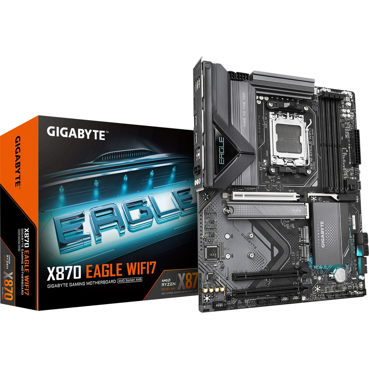 Gigabyte x870 eagle wifi7, atx, amd am5, 4x dimm ddr5, double usb4 type-c, 2,5 gbe, wi-fi7