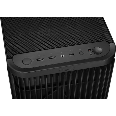 Asus proart pa401 - boîtier tour midi avec panneau en verre trempé (noir | 2x USB-A | 1x USB-C | verre trempé)