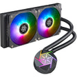Silverstone vida 240 slim refroidissement par eau (noir)