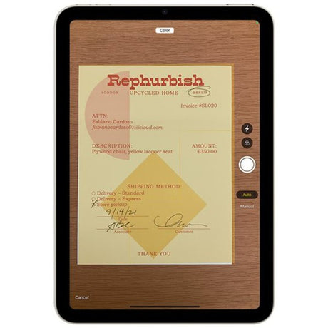 Apple iPad Air (mm9p3nf a) tablette 10.9 reconditionnée (blanc | 256 Go | apple m1 | ipados 15 | wi-fi 6)