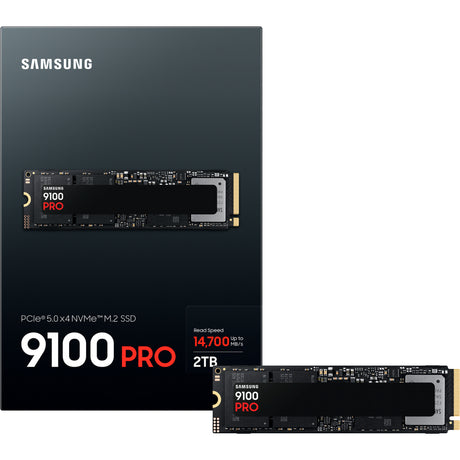 Samsung mz-vap2t0bw 9100 pro pcie® 5.0 nvme™ m.2 SSD - 2 To, 2 To, M.2, 14 700 Mo s