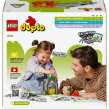 Lego Duplo Town 10425 Ensemble d'extension du tunnel ferroviaire et des rails