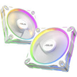Asus prime mr120 argb reverse fan - triple pack ventilateurs de boîtier (blanc, 3 pièces, 120 x 120 x 28 mm, 3 pièces)