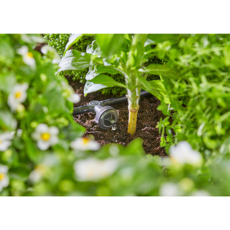 Goutteur série Gardena 2 l u, goutteur à compensation de pression (gris foncé, 10 pièces)