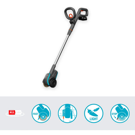 Gardena Easyweed Battery-Square Brush 1800 18V P4A utilisateurs