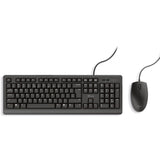 Trust primo – ensemble clavier et souris, ensemble de bureau (noir, disposition américaine, membrane)