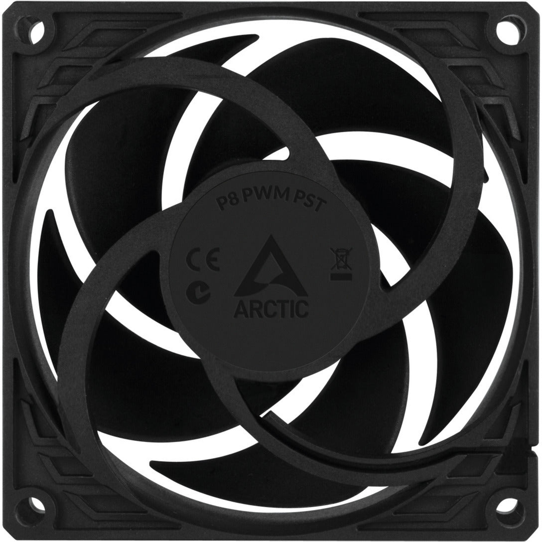Ventilateur de boîtier Arctic p8 pwm pst (noir, 80 x 80 x 25 mm)