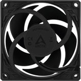 Ventilateur de boîtier Arctic p8 pwm pst (noir, 80 x 80 x 25 mm)