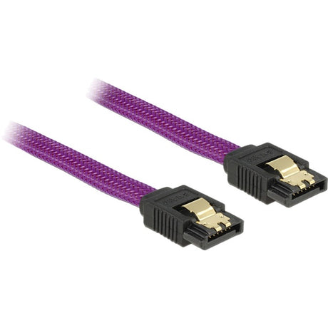 Delock sata 6 Go s 30 cm câble violet (violet)