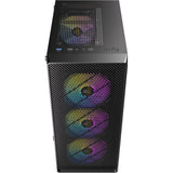 Boîtier tour midi Antec ax26 rgb Elite (noir | 3x USB-A | verre trempé)
