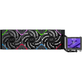 Xyz pc gear hydroview aio 360 refroidissement par eau (noir, argb, pwm)