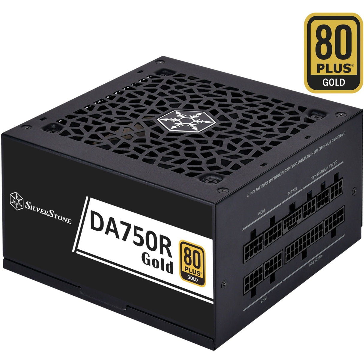 Alimentation modulaire Silverstone da750r gold 750 watts (noir, 4x pcie)
