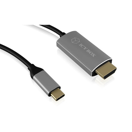 Icy box ib-cb020-c - câble usb-c (mâle) > hdmi (mâle) (noir, 1,8 mètres)