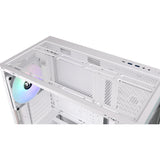 Thermaltake view 270 tg argb - snow midi tower behuizing (wit | 2x usb-a | 1x usb-c | rgb | tempered glass)