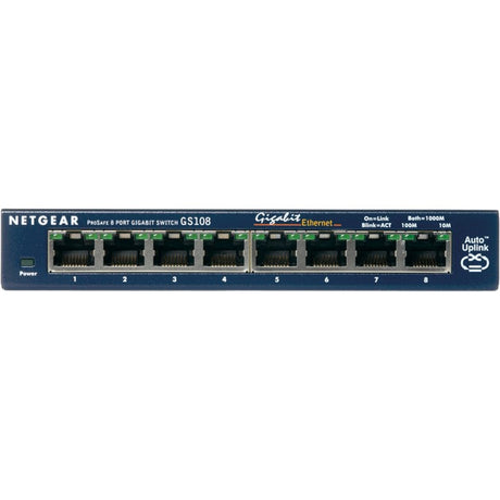 Commutateur Netgear gs108 (bleu, vente au détail)