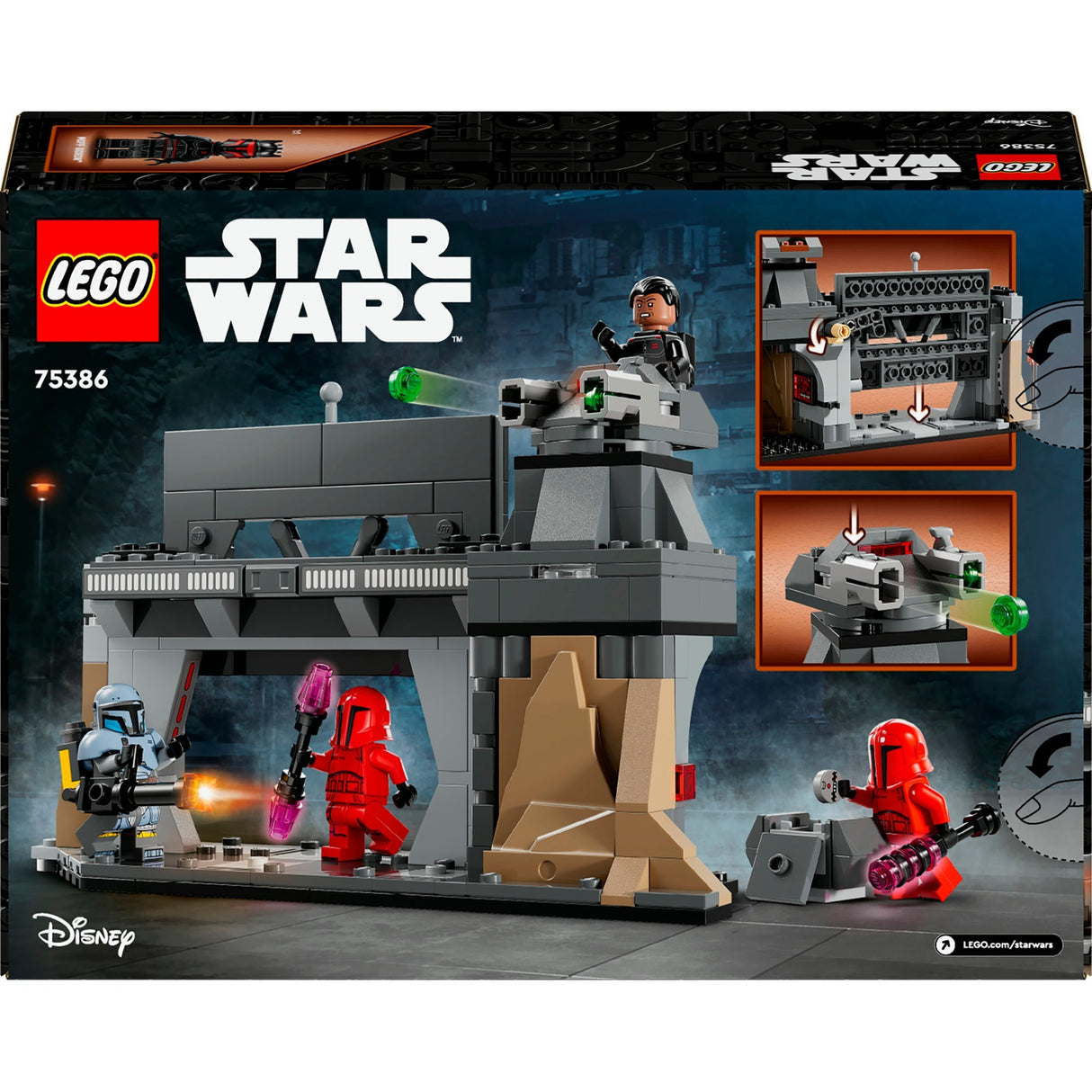 Lego Star Wars 75386 Paz Vizsla et Moff Gideon Duel