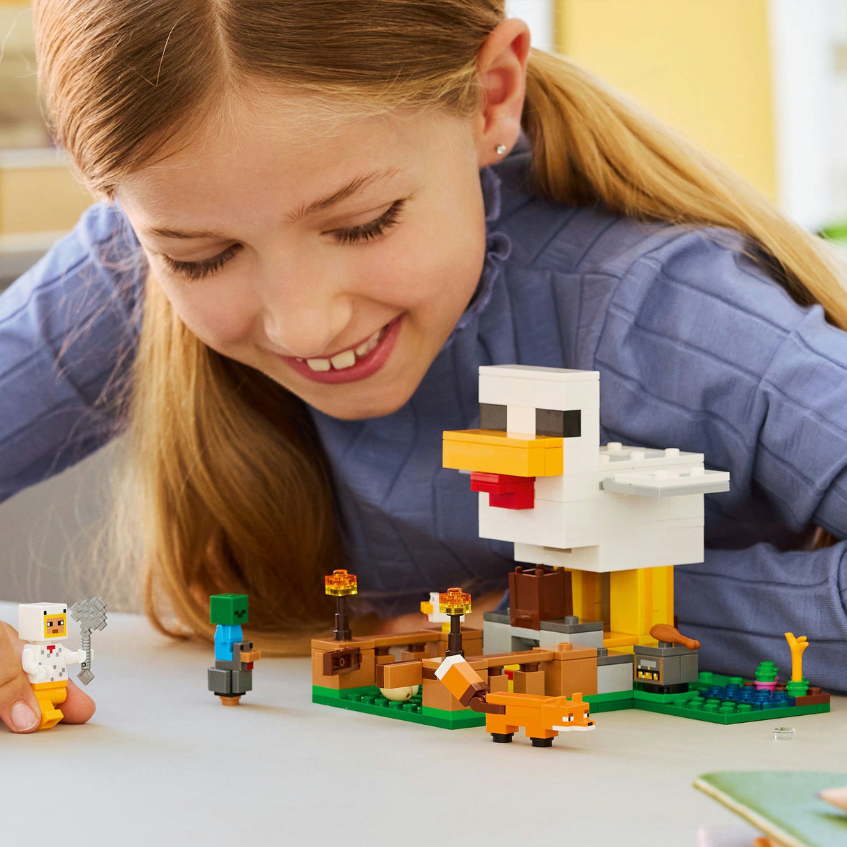 Lego minecraft animaux de la ferme de poulet jouets pour enfants - 21585